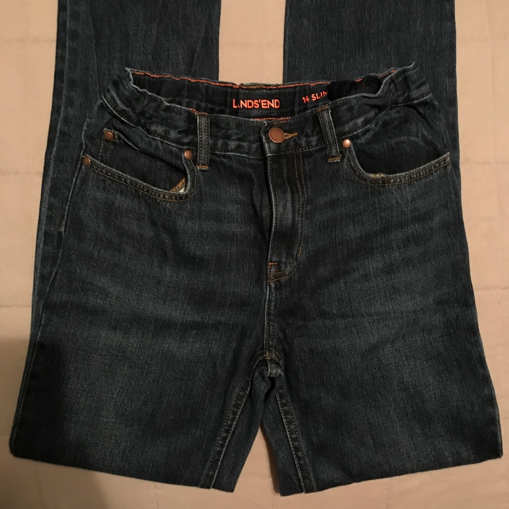 Lands’ End Boys size 14 Slim jeans